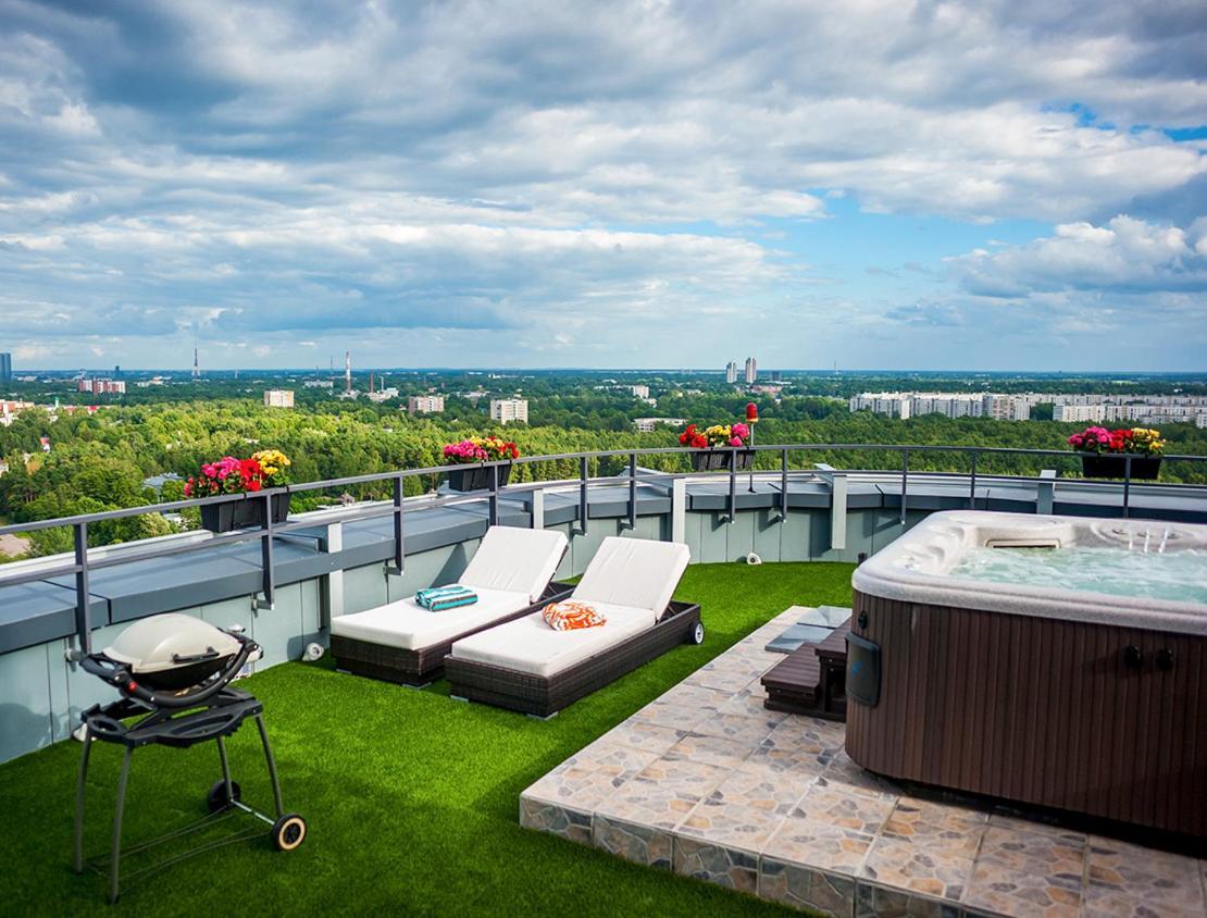Skyhouse Riga Private Penthouse And Spa エクステリア 写真